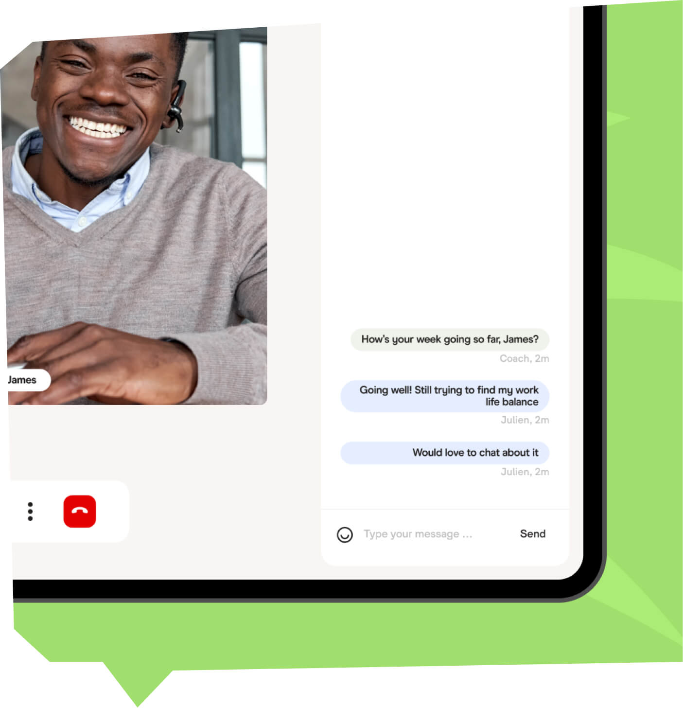 Real-time SMS support
